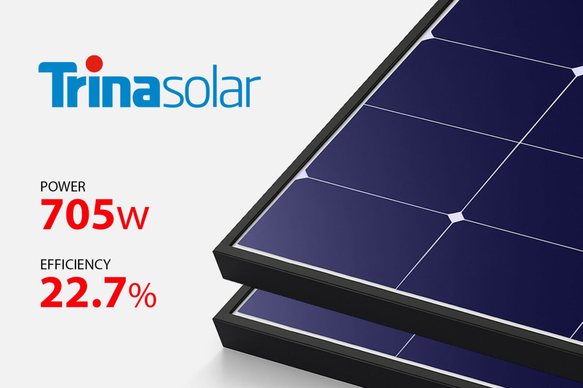 پنل 705 وات Trina Solar (دو طرفه) - تصویر 1