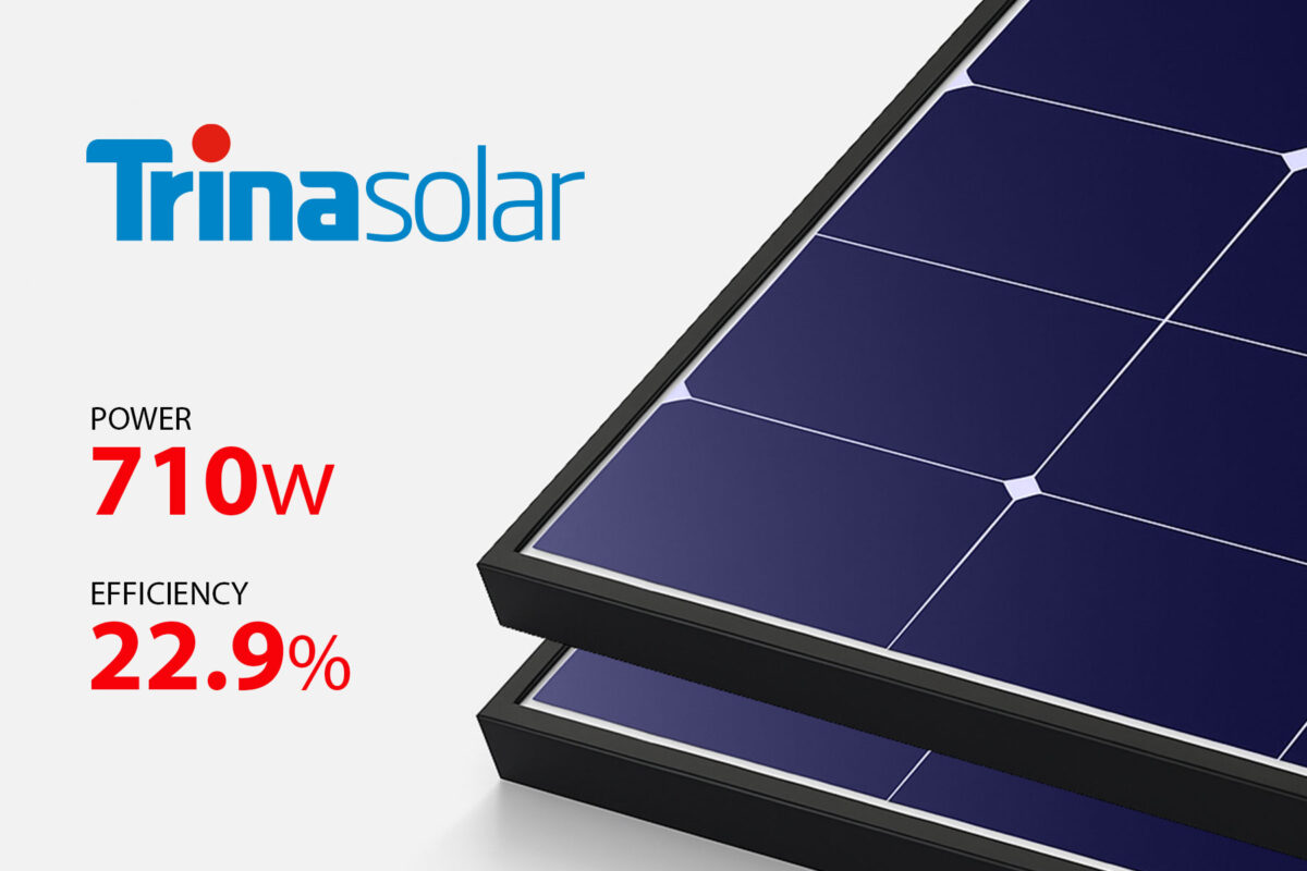 پنل 710 وات Trina Solar (دو طرفه) - تصویر 1